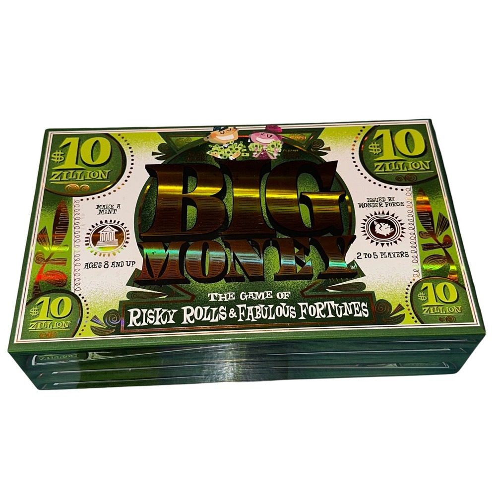 Wonder Forge Big Money Board Game Risky Rolls & Fortunes Family Fun
